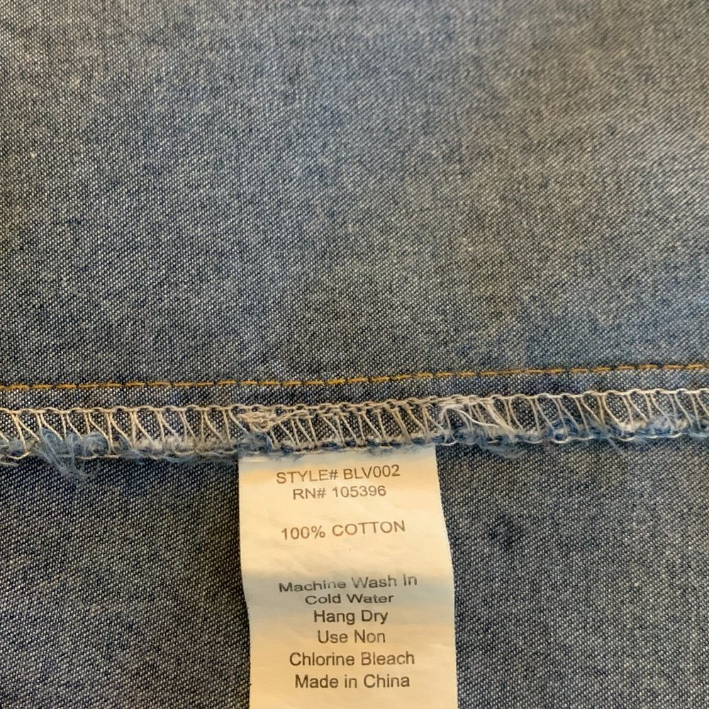 2Sable Denim Vest - Picture 2 of 8